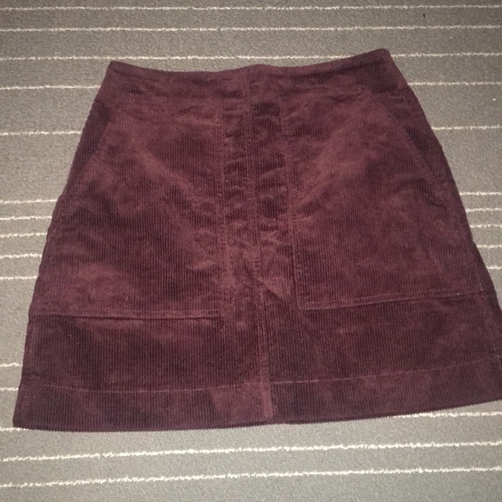 Corduroy skirt
